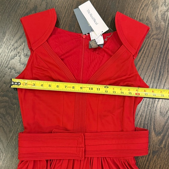 NWT ZAC POSEN WOMEN'S V-NECK MIDI LENGTH DRESS SIZE 12 L - Picture 11 of 13